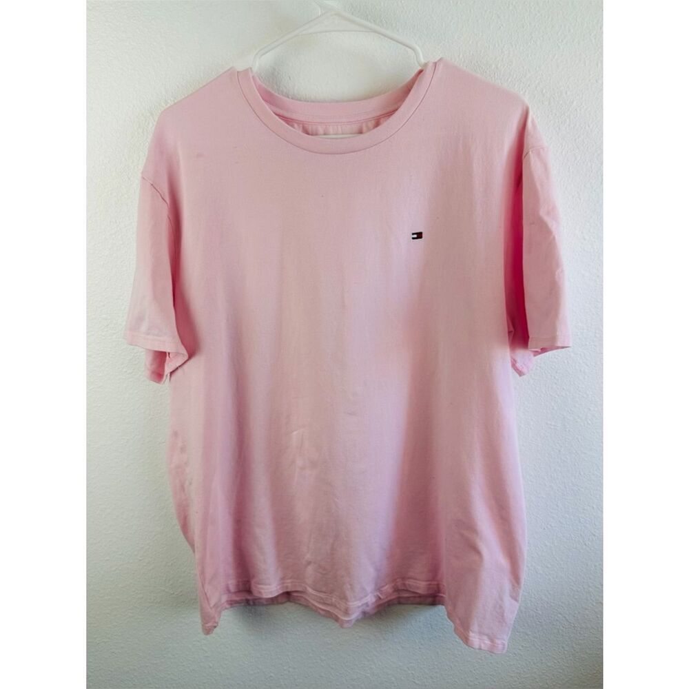 Tommy Hilfiger Light Pink Tee Woman’s Size XL